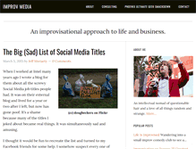 Tablet Screenshot of improvmedia.com